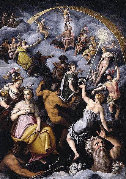 Jacopo Zucchi The Assembly of the Gods China oil painting art